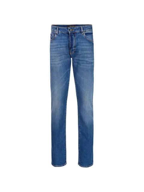 embroidered-detail straight jeans by BILLIONAIRE