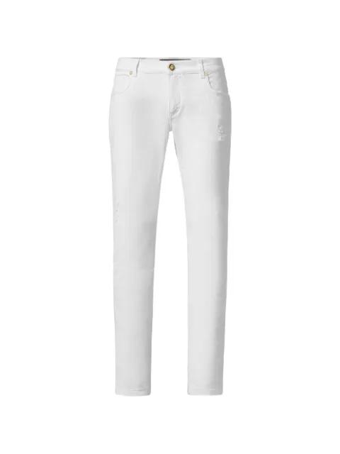 embroidered jeans by BILLIONAIRE