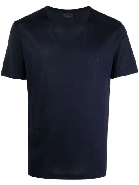 embroidered-logo T-shirt by BILLIONAIRE