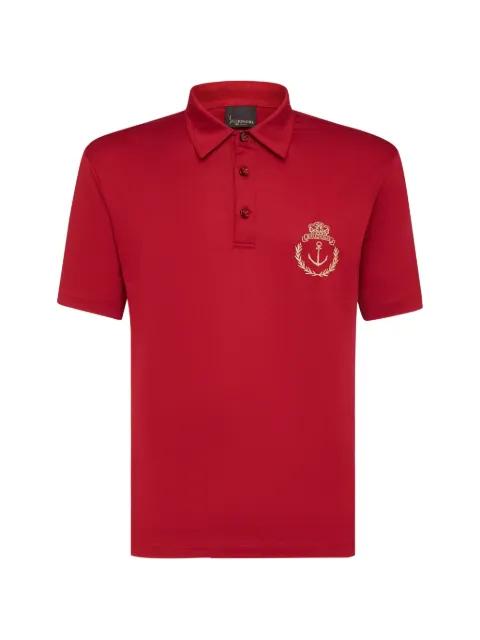 embroidered-logo polo shirt by BILLIONAIRE