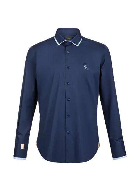 embroidered-logo shirt by BILLIONAIRE
