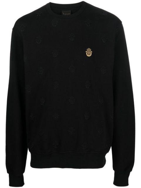 embroidered-logo sweatshirt by BILLIONAIRE