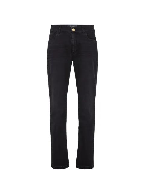 embroidered stone-wash jeans by BILLIONAIRE