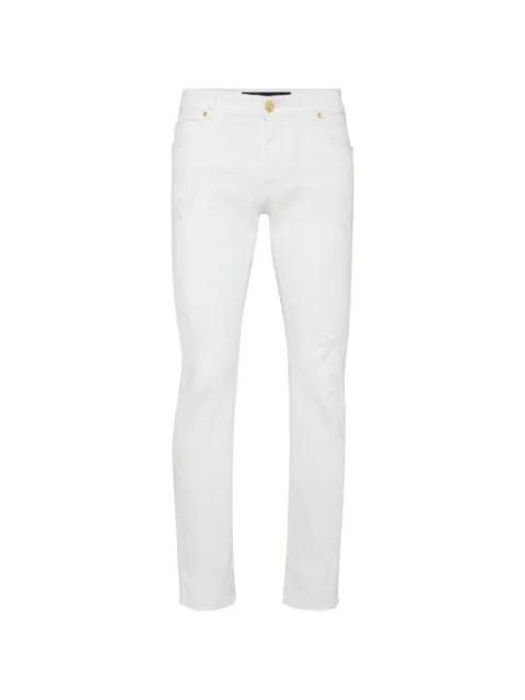 embroidered straight jeans by BILLIONAIRE