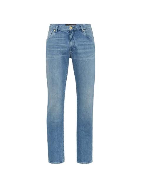 embroidered straight jeans by BILLIONAIRE