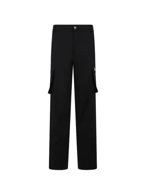 gabardine cargo trousers by BILLIONAIRE