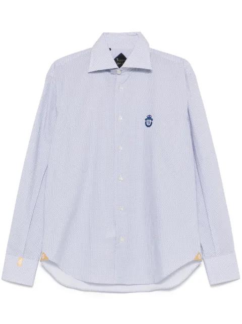 geometric-patterned shirt by BILLIONAIRE