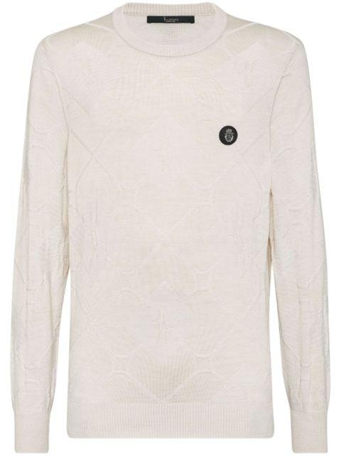 intarsia-knit jumper by BILLIONAIRE