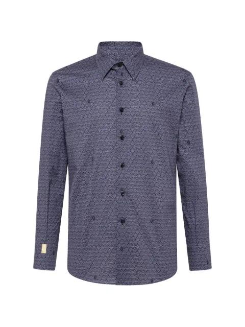 lion-print button shirt by BILLIONAIRE