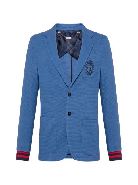 logo-embroidered blazer by BILLIONAIRE