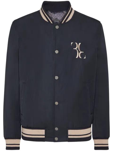 logo-embroidered bomber jacket by BILLIONAIRE