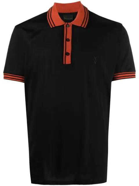 logo-embroidered cotton polo shirt by BILLIONAIRE