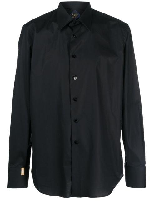 logo-embroidered cotton shirt by BILLIONAIRE
