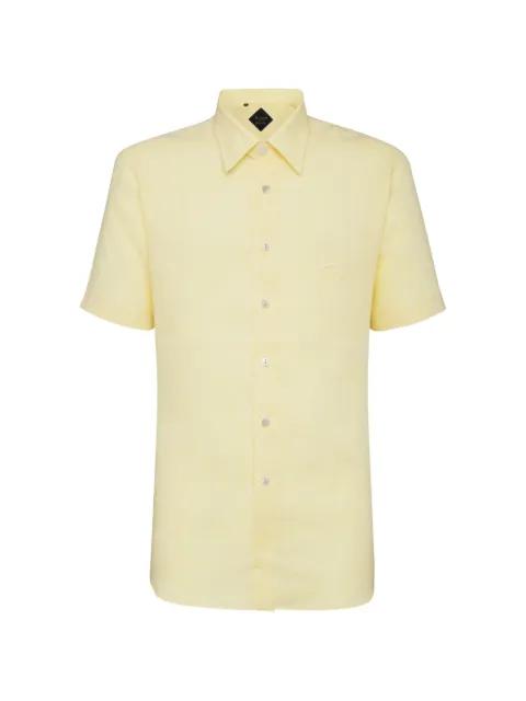 logo-embroidered short-sleeve shirt by BILLIONAIRE