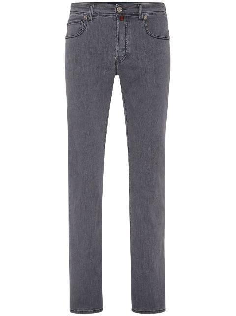 logo-embroidered straight-leg jeans by BILLIONAIRE