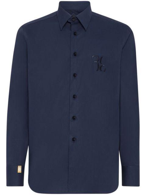 logo-embroidery cotton shirt by BILLIONAIRE