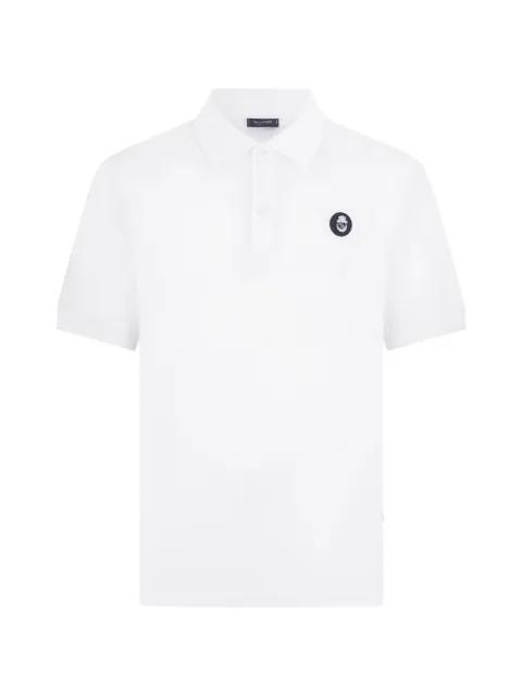 logo-patch polo shirt by BILLIONAIRE