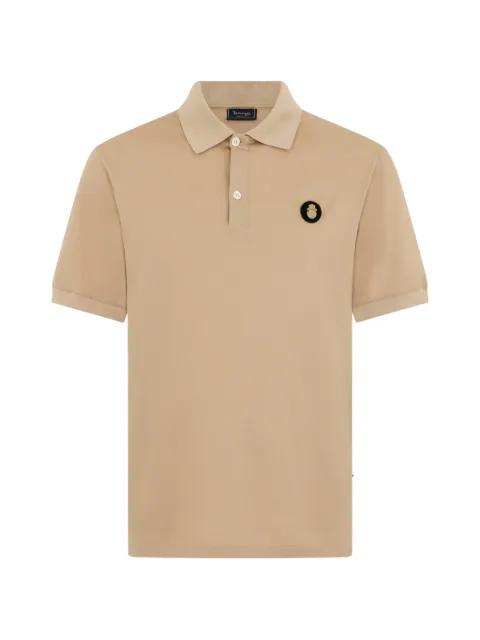 logo-patch polo shirt by BILLIONAIRE