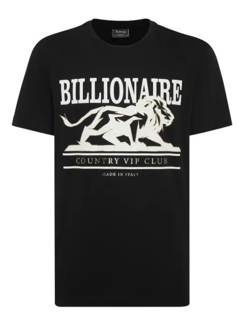 logo-print T-shirt by BILLIONAIRE