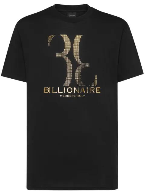 logo-print T-shirt by BILLIONAIRE
