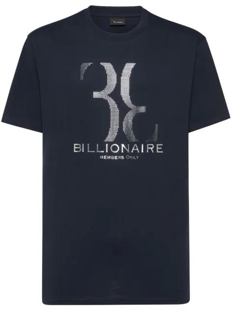 logo-print T-shirt by BILLIONAIRE