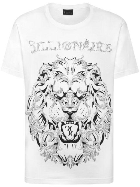 logo print T-shirt by BILLIONAIRE