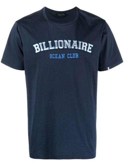 logo-print T-shirt by BILLIONAIRE