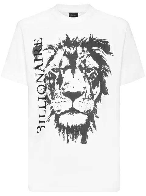 logo-print T-shirt by BILLIONAIRE