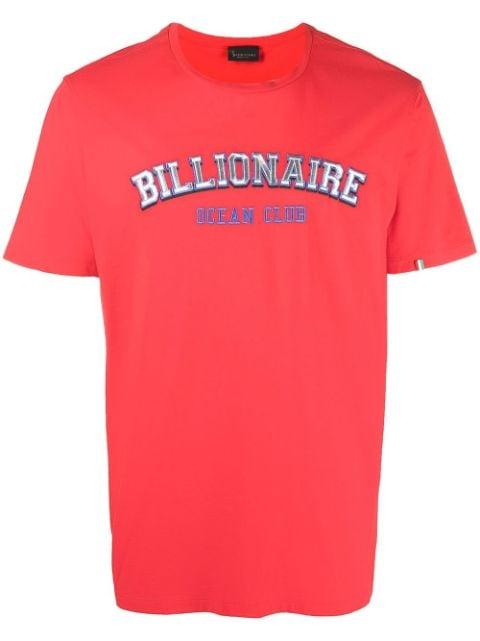 logo-print T-shirt by BILLIONAIRE