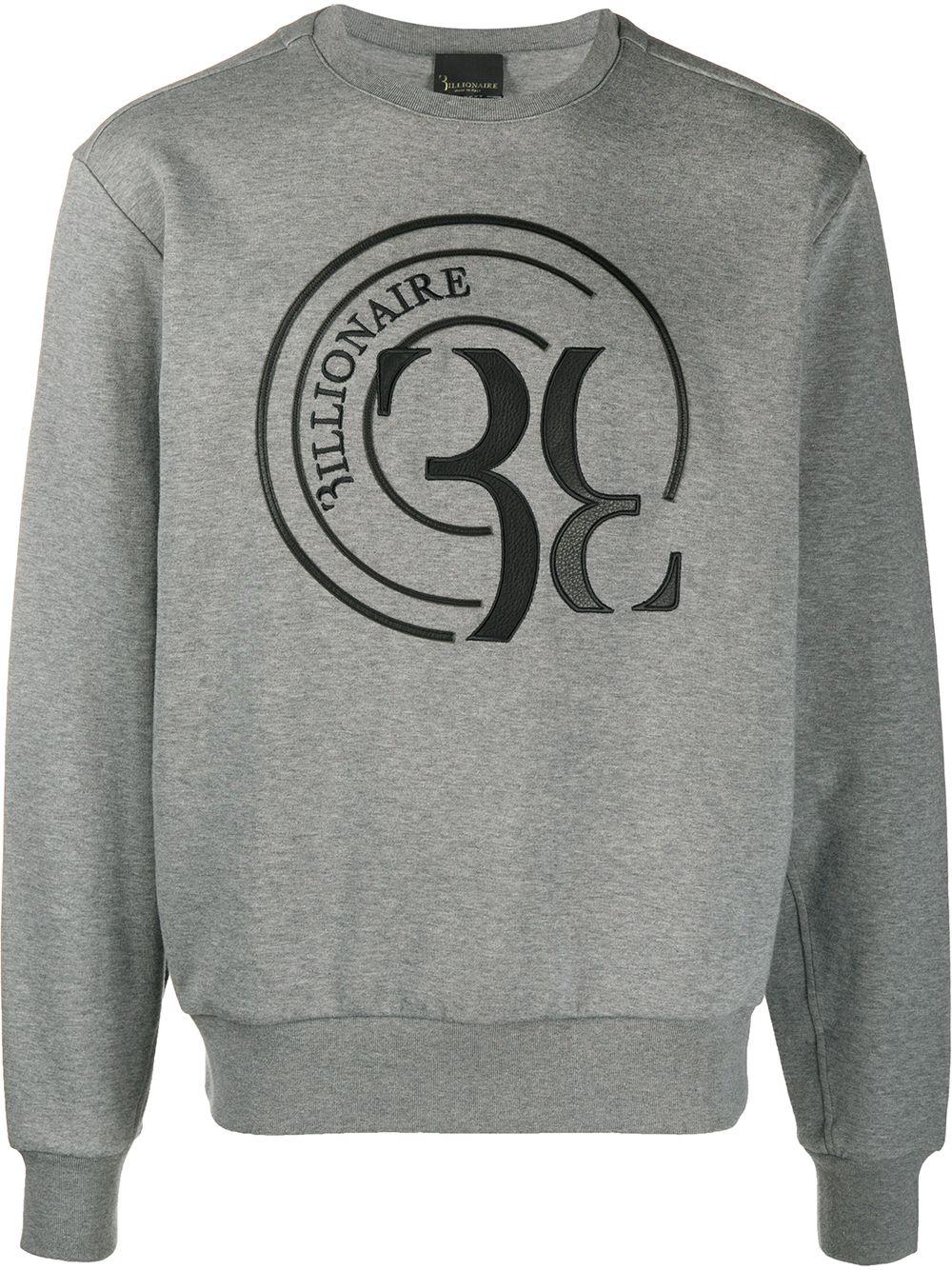 logo print sweatshirt by BILLIONAIRE