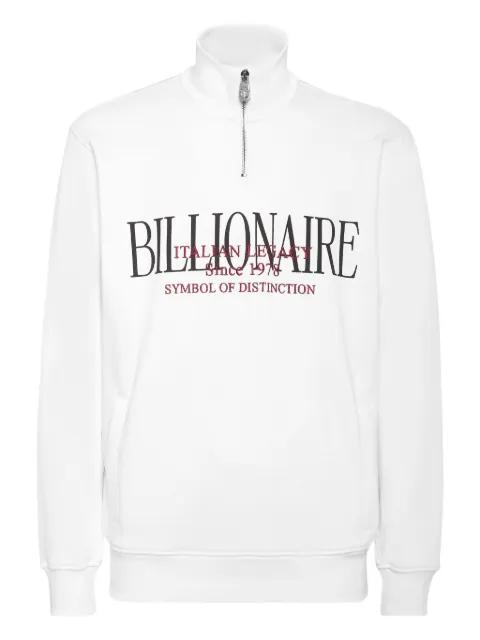 logo-print sweatshirt by BILLIONAIRE