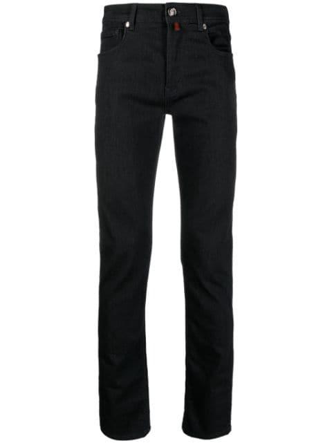 low-rise straight-leg jeans by BILLIONAIRE
