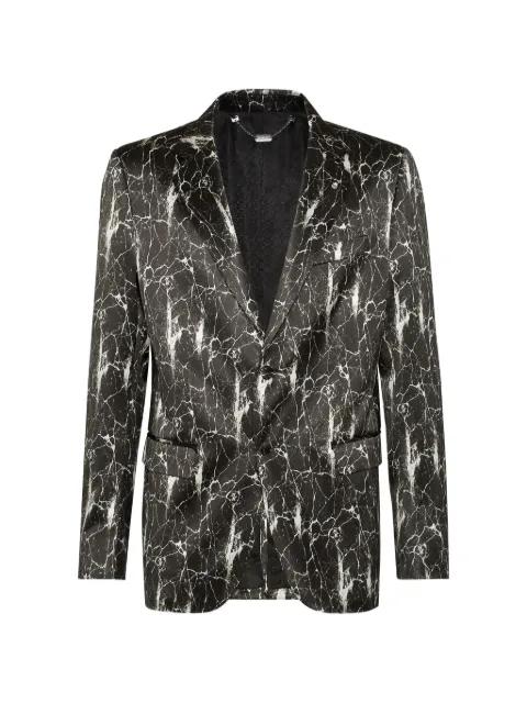 marbled blazer by BILLIONAIRE