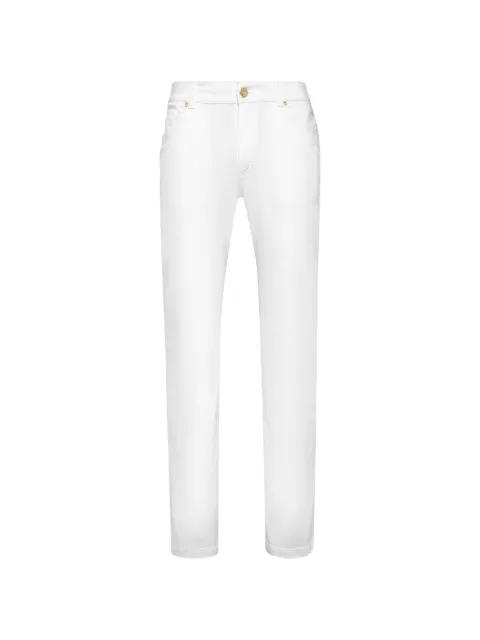 monogram-embroidered jeans by BILLIONAIRE