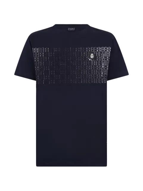 monogram-print T-shirt by BILLIONAIRE