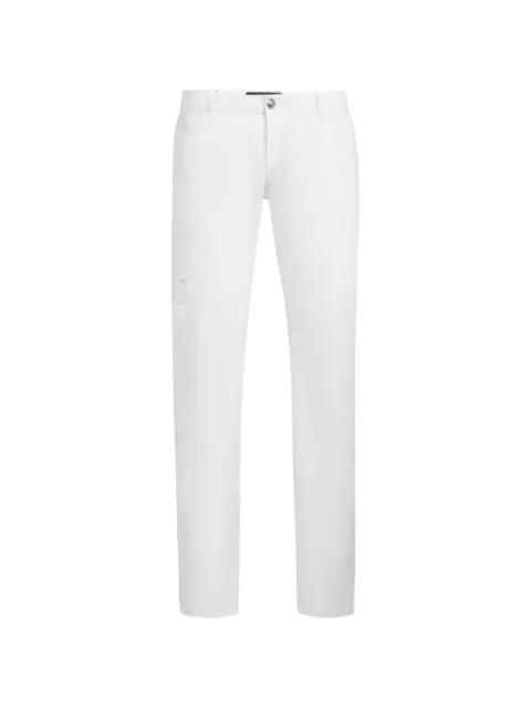 monogram-stud slim jeans by BILLIONAIRE
