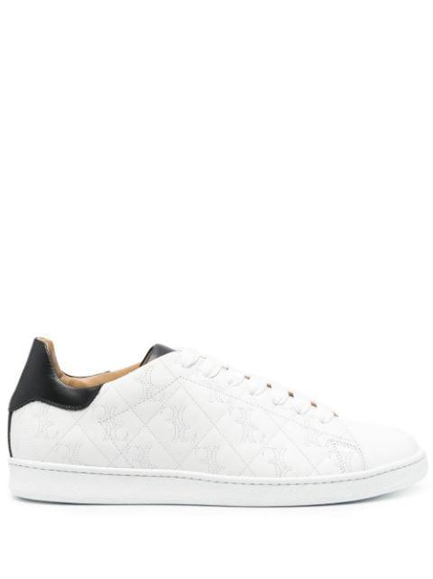quilted leather low-top sneakers by BILLIONAIRE