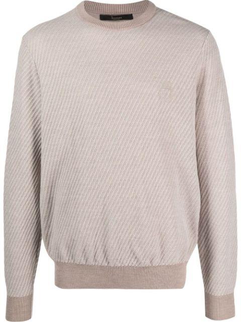 ribbed merino-wool jumper by BILLIONAIRE