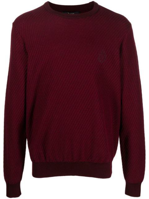 round-neck knit jumper by BILLIONAIRE