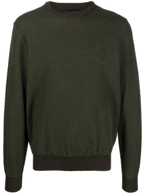 round-neck knit jumper by BILLIONAIRE