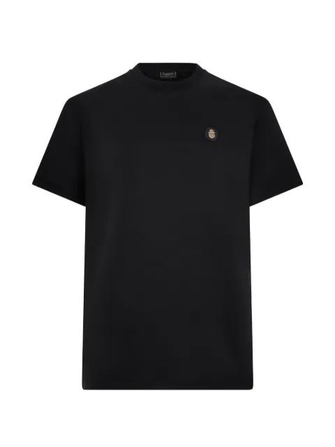 round-neck logo-patch T-shirt by BILLIONAIRE