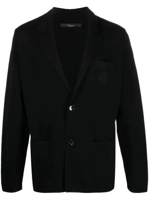 single-breasted knitted blazer by BILLIONAIRE