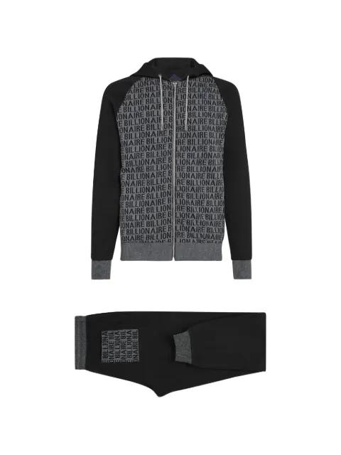 zip-up tracksuit set by BILLIONAIRE