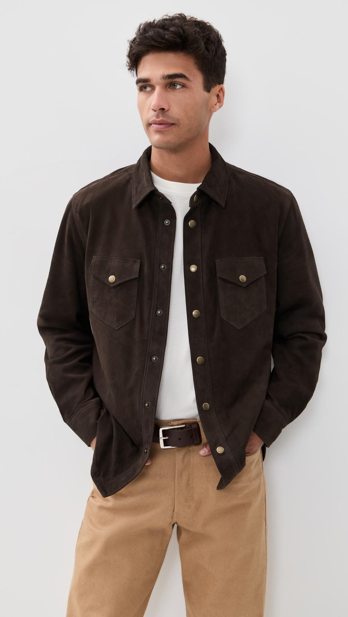 Savoy Suede Workshirt by BILLY REID