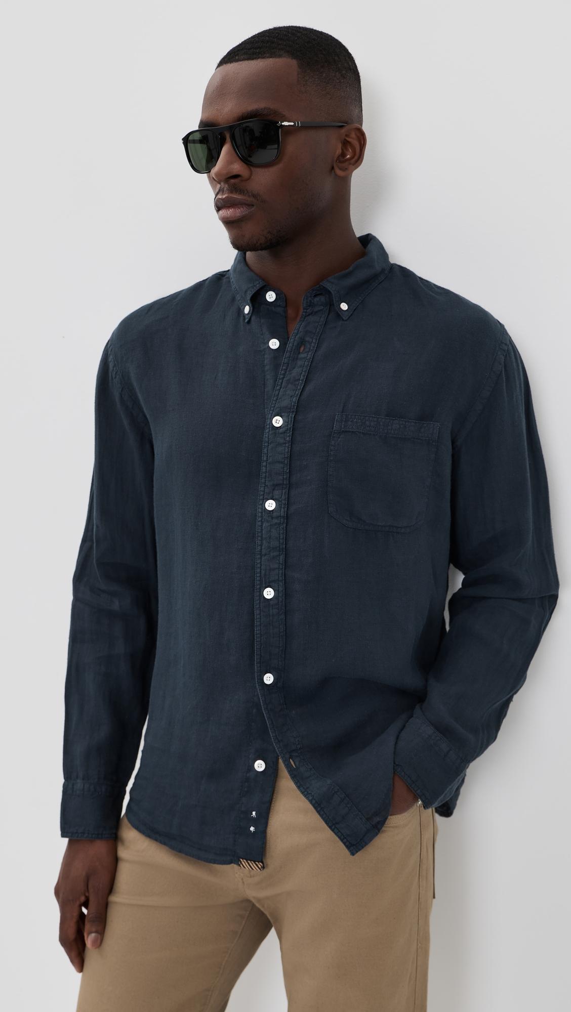Tuscumbia Linen Button Down Shirt by BILLY REID