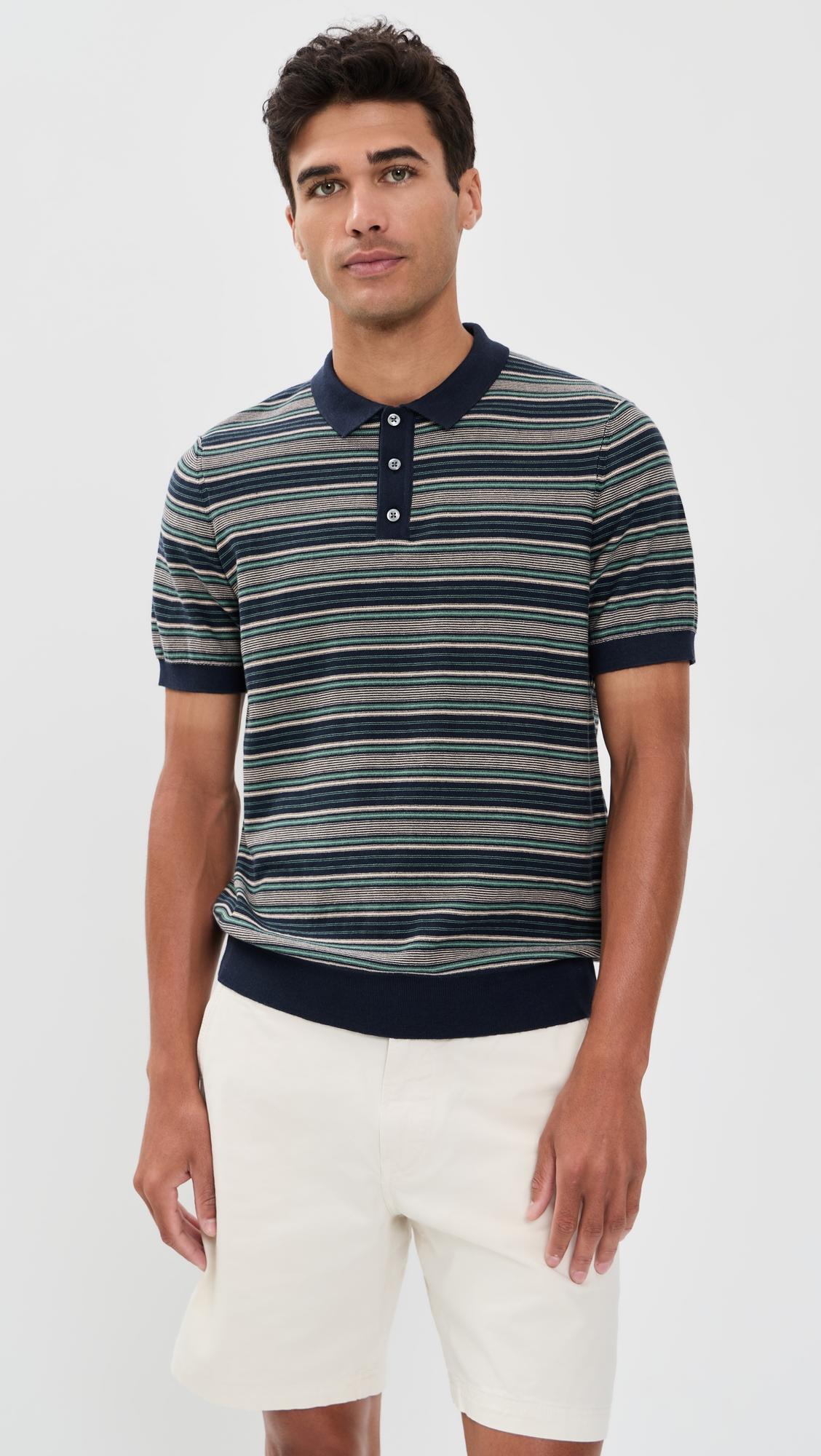 Vintage Stripe Sweater Polo by BILLY REID