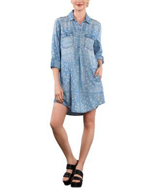 Bandana Shirt Dress by BILLY T