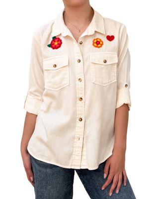 Birds of a Feather Denim Shirt by BILLY T