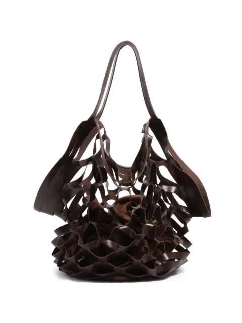 Cala leather shoulder bag by BIMBA Y LOLA