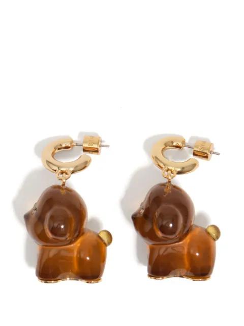 Dog hoop earrings by BIMBA Y LOLA